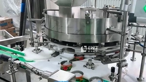Llenadora de caviar enlatado