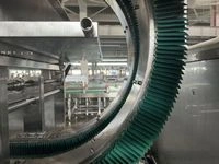Lavadora de botellas y frascos vacíos