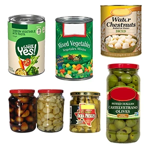 Muestras de productos terminados